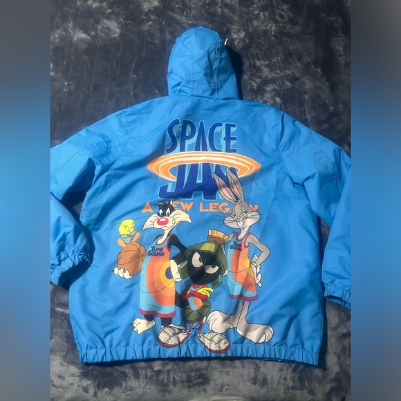 Members Only | Space Jam A New Legacy Tune Squad Team Windbreaker Loony Tunes XL - Picture 10 of 16